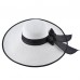  Summer Casual Wide Brim Sun Cap With Bowknot Ladies Vacation  eb-51651245